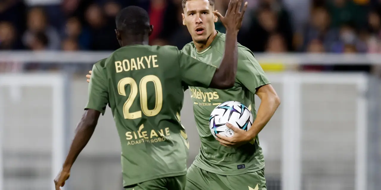 ASSE : Les 2 buts de Boakye et Stassin en images