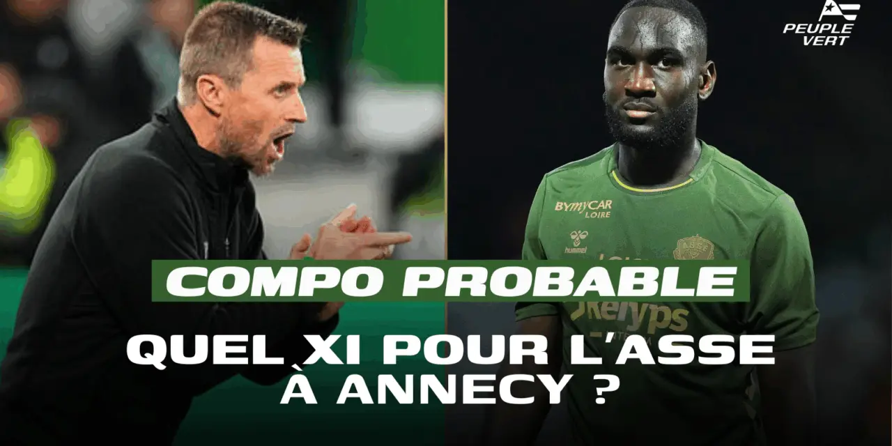 Compo probable : Un retour surprise pour l’ASSE !