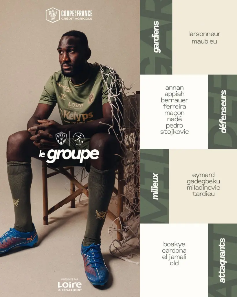 ASSE : Un groupe remanié pour défier Ecotay Moingt !