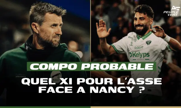 Compo probable : 2 retours majeurs pour l'ASSE !