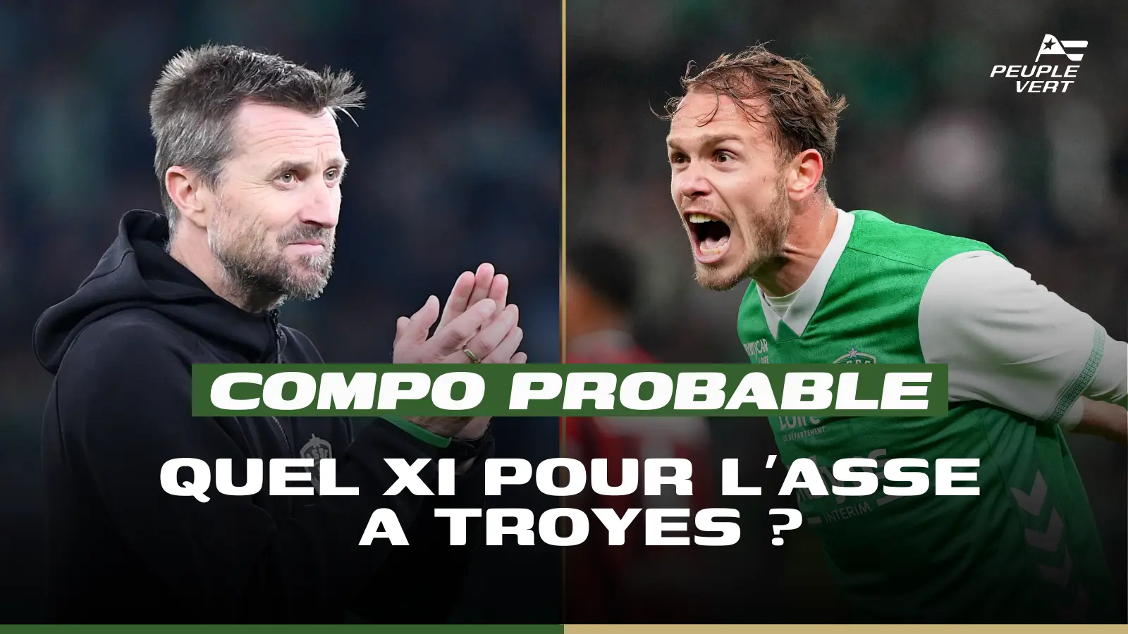 Compo probable : 2 changements forcés pour l’ASSE !