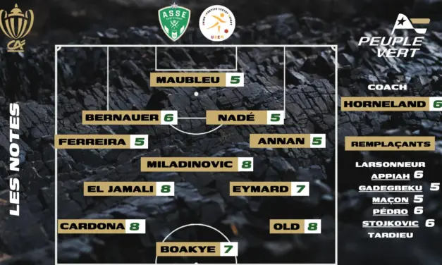 ASSE - Ecotay-Moingt : Les notes de la r&eacute;dac' et l'homme du match !