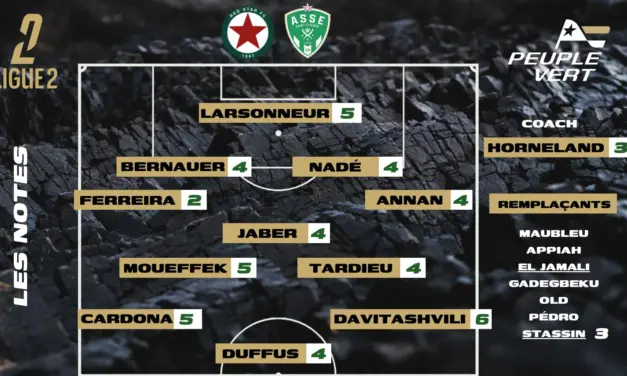 Red Star-ASSE : Les notes de la r&eacute;dac' et l'homme du match !