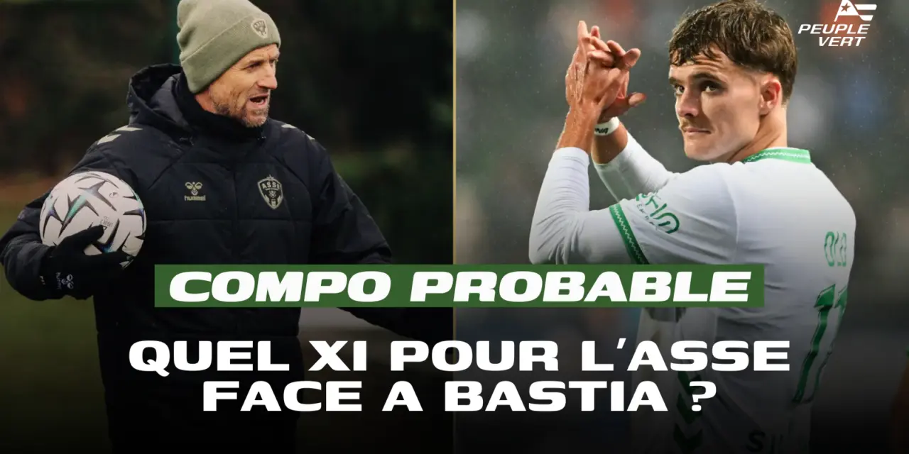ASSE : Boakye et Stassin de retour, la compo attendue contre Bastia