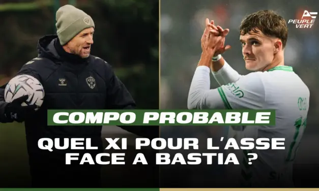 ASSE : Boakye et Stassin de retour, la compo attendue contre Bastia