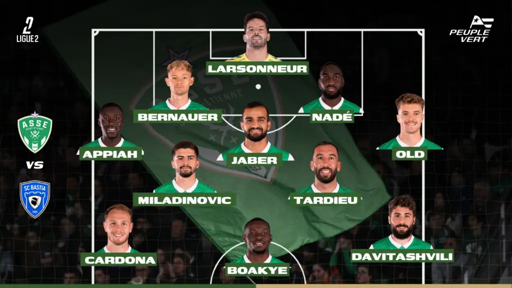 ASSE : Boakye et Stassin de retour, la compo attendue contre Bastia