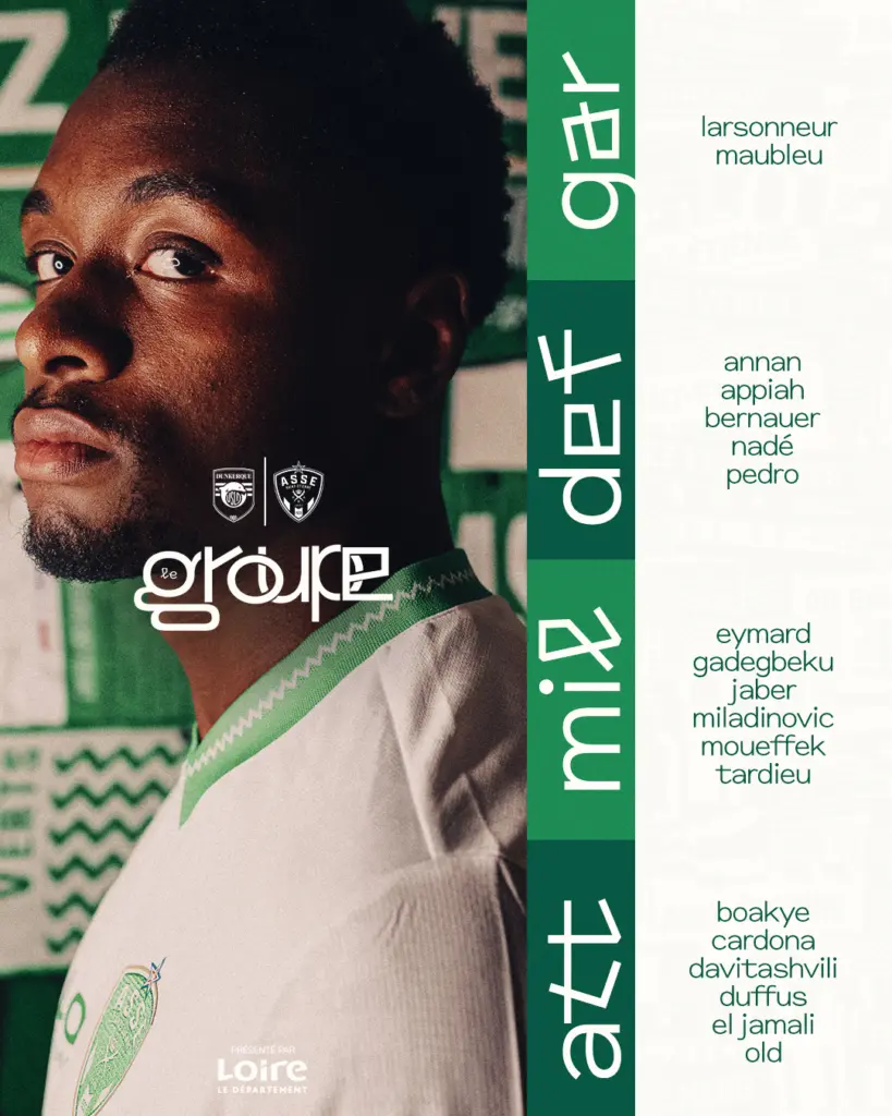 ASSE : Le groupe des Verts avec 2 absents surprises