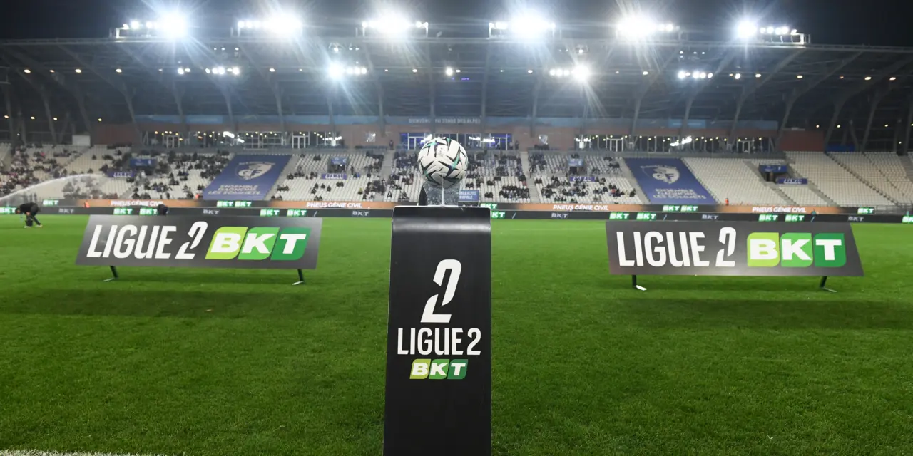 Ligue 2 : le classement après la phase aller