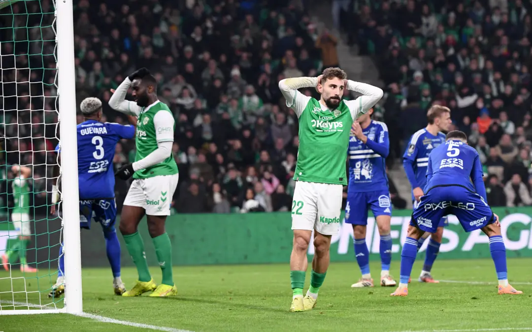 ASSE-Bastia : Les Verts ne gagnent toujours pas