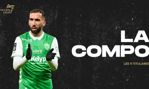 ASSE : La Compo des Verts face &agrave; Reims