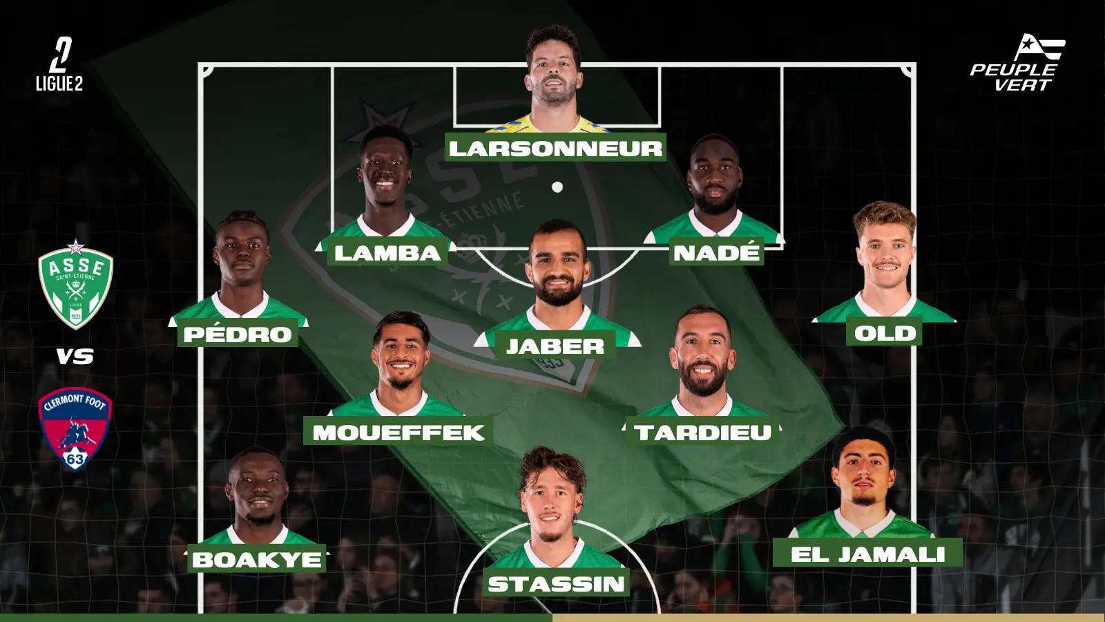 ASSE Clermont Compo probable