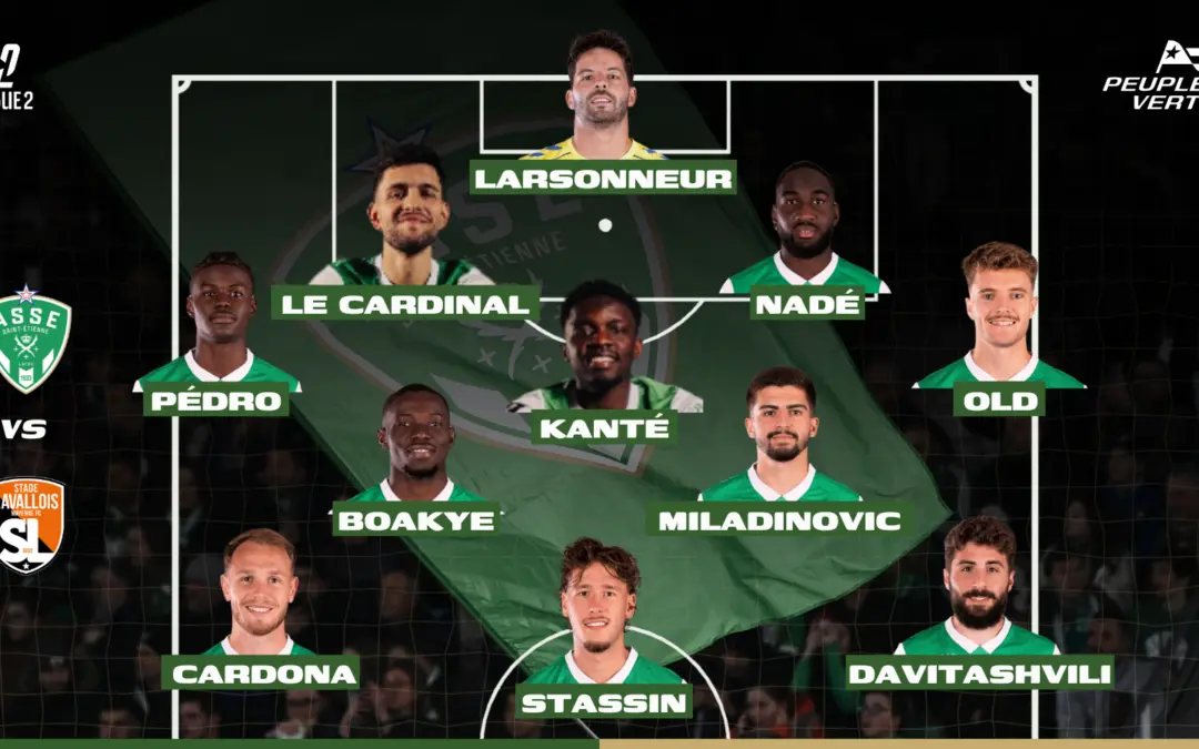 ASSE – Laval : la compo qui peut envoyer les Verts en tête
