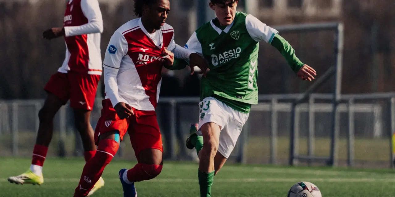 Les U17 de l&rsquo;ASSE s&rsquo;inclinent au terme d&rsquo;un match fou