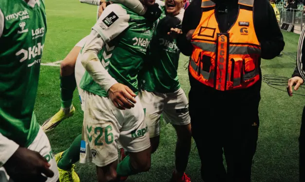 ASSE : La superbe vol&eacute;e de Le Cardinal qui d&eacute;livre les Verts