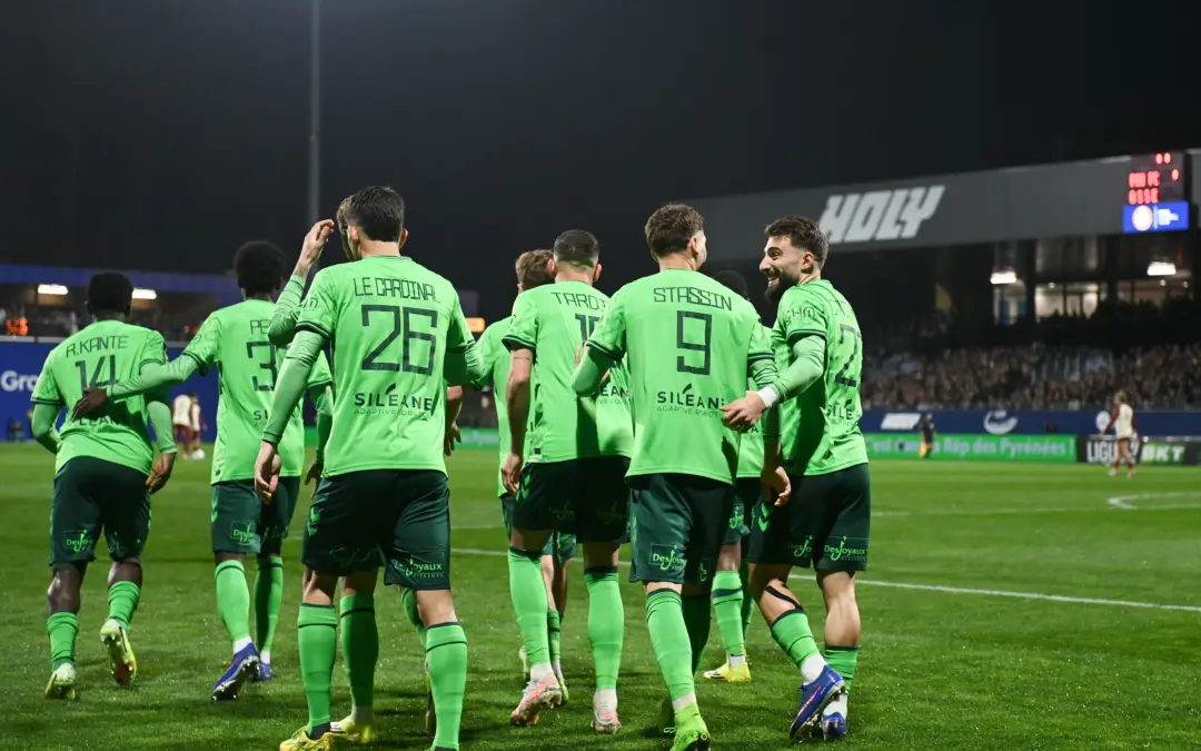 Pau FC &ndash; ASSE (0-3) : la d&eacute;monstration en statistiques des Verts