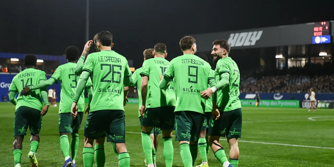 Pau FC &ndash; ASSE (0-3) : la d&eacute;monstration en statistiques des Verts