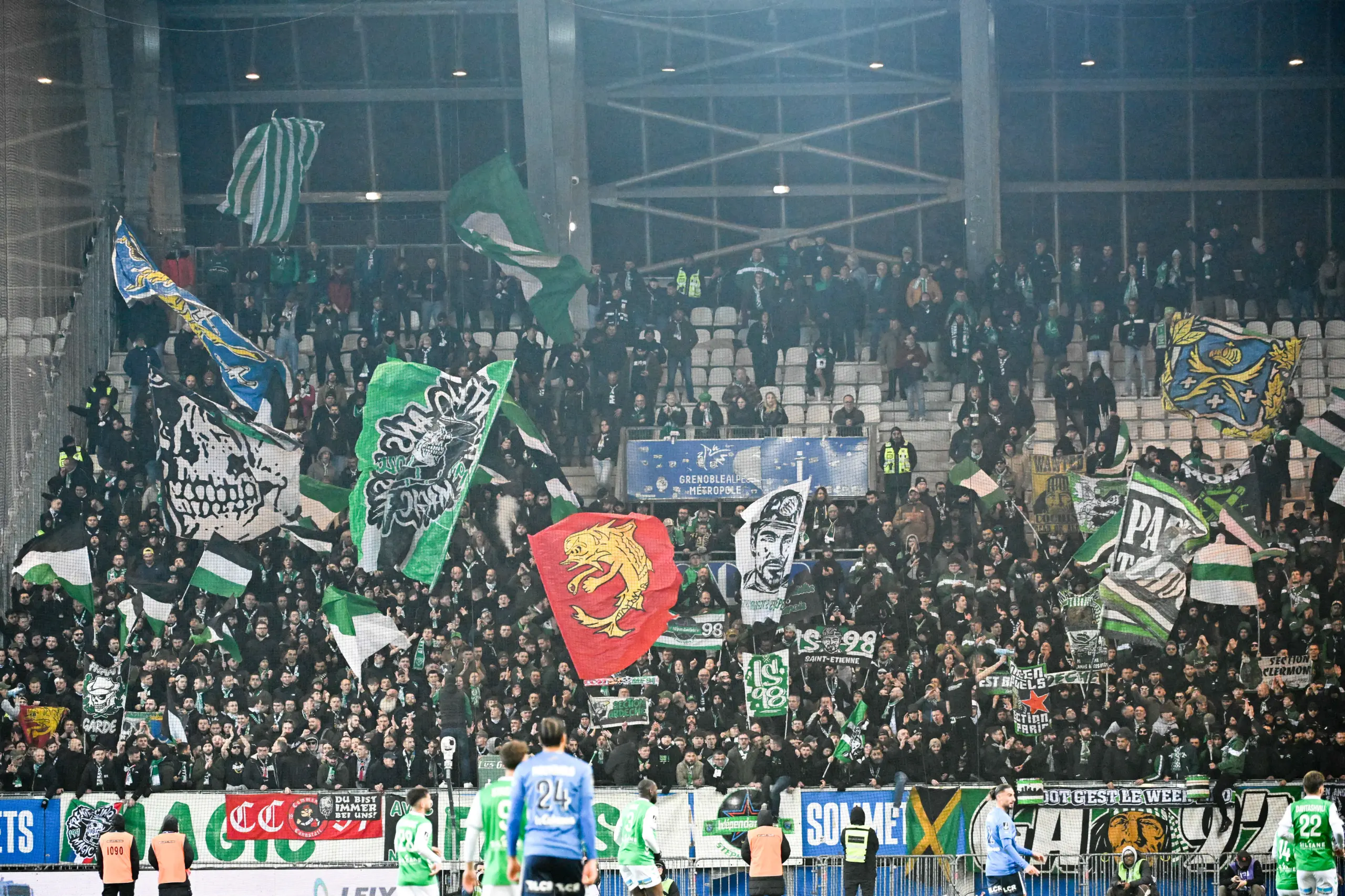 Incidents avant Grenoble – ASSE avec 10 blessés