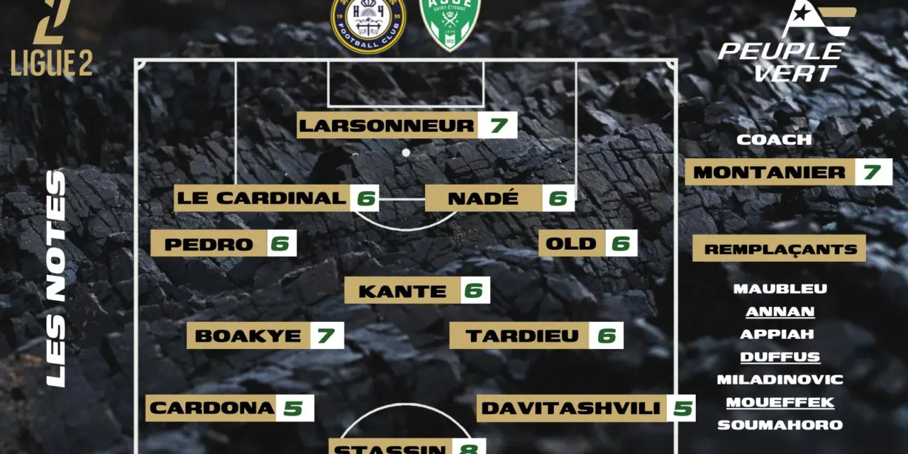 Pau-ASSE : Les notes de la r&eacute;dac' et l'homme du match !