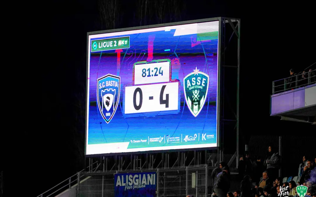 ASSE : Le souvenir d&rsquo;un carton des Verts &agrave; Bastia