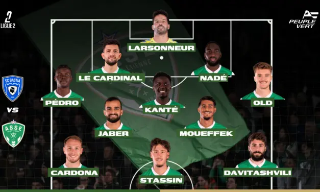 Bastia - ASSE : Une incertitude au milieu pour le onze de d&eacute;part