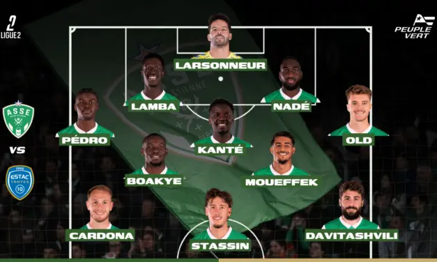 ASSE - ESTAC : La compo probable d'un choc crucial