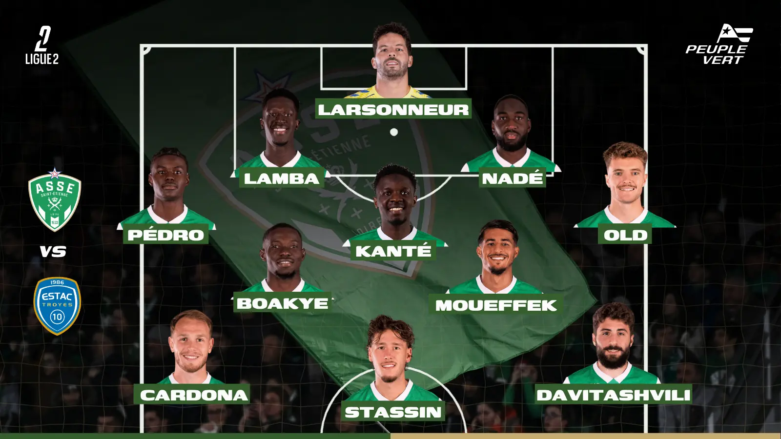 ASSE - ESTAC : La compo probable d'un choc crucial
