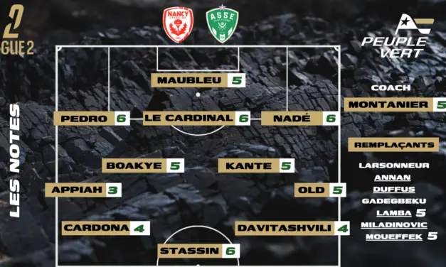 Nancy-ASSE : Les notes de la r&eacute;dac' et l'homme du match !