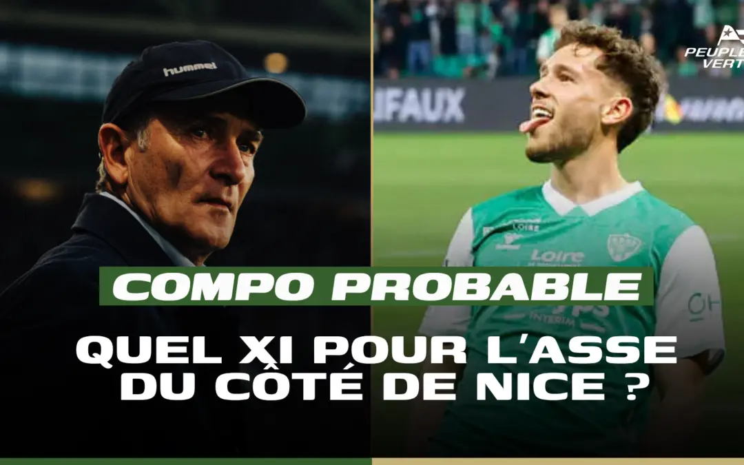Compo ASSE : Le onze qui emmènera les Verts en Ligue 1 ?