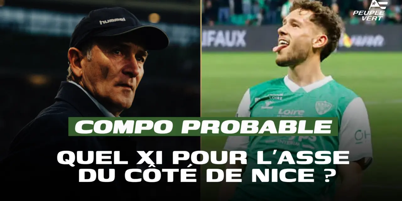 Compo ASSE : Le onze qui emm&egrave;nera les Verts en Ligue 1 ?
