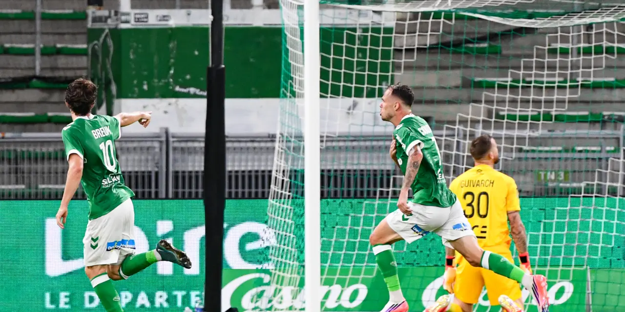 ASSE : Les 3 buts st&eacute;phanois contre Clermont