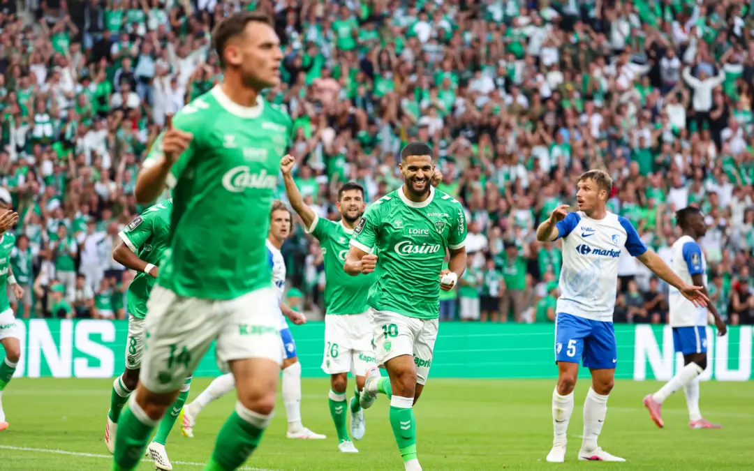 ASSE-GF38 : 3e victoire en 3 matchs, Carton plein pour les Verts