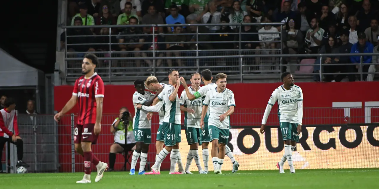 ASSE : Les 3 buts st&eacute;phanois contre Dijon
