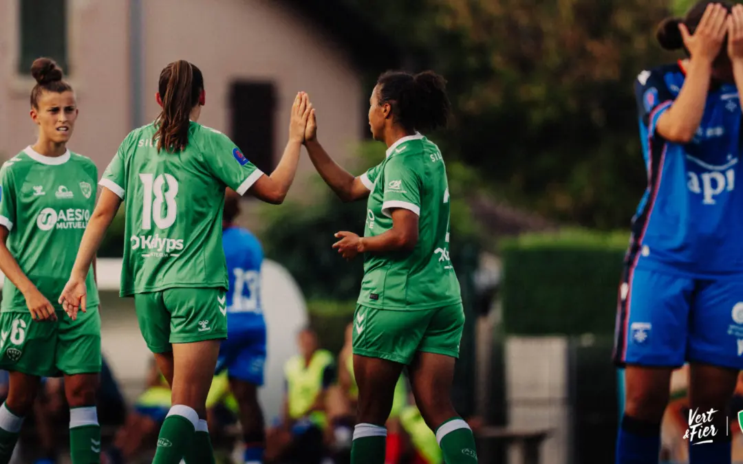ASSE : Les Vertes terminent leur pr&eacute;paration par un succ&egrave;s contre Auxerre