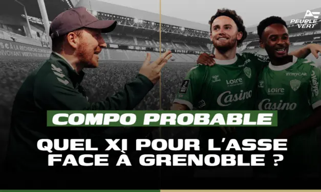 ASSE - Grenoble : Une grande premi&egrave;re dans le onze de Ian Cathro