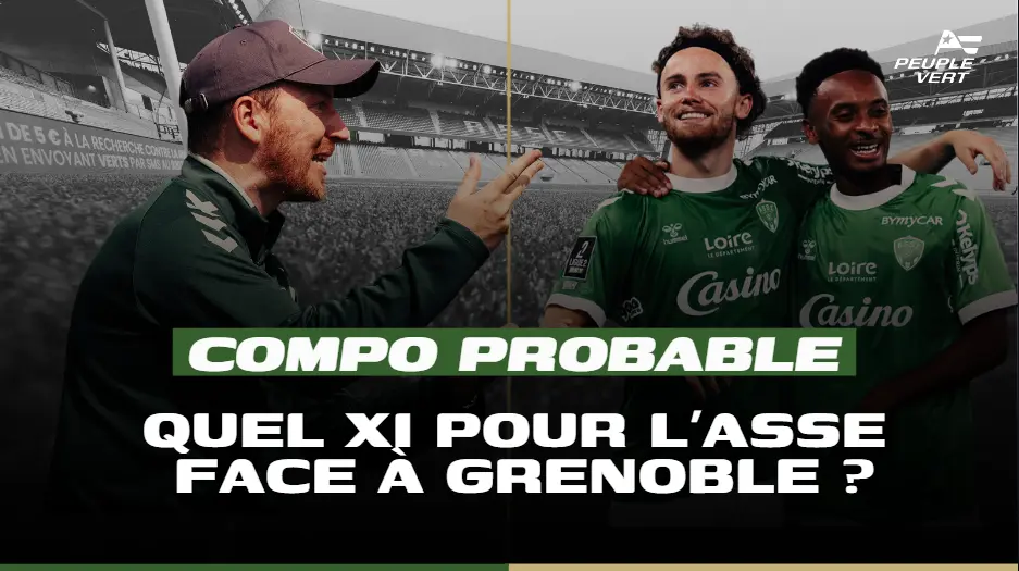 ASSE - Grenoble : Une grande premi&egrave;re dans le onze de Ian Cathro