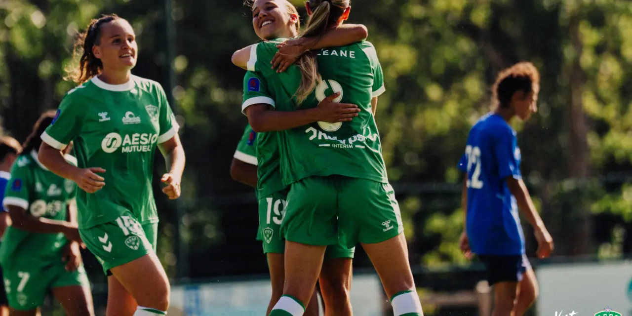 ASSE : Les Vertes encha&icirc;nent face &agrave; Grenoble