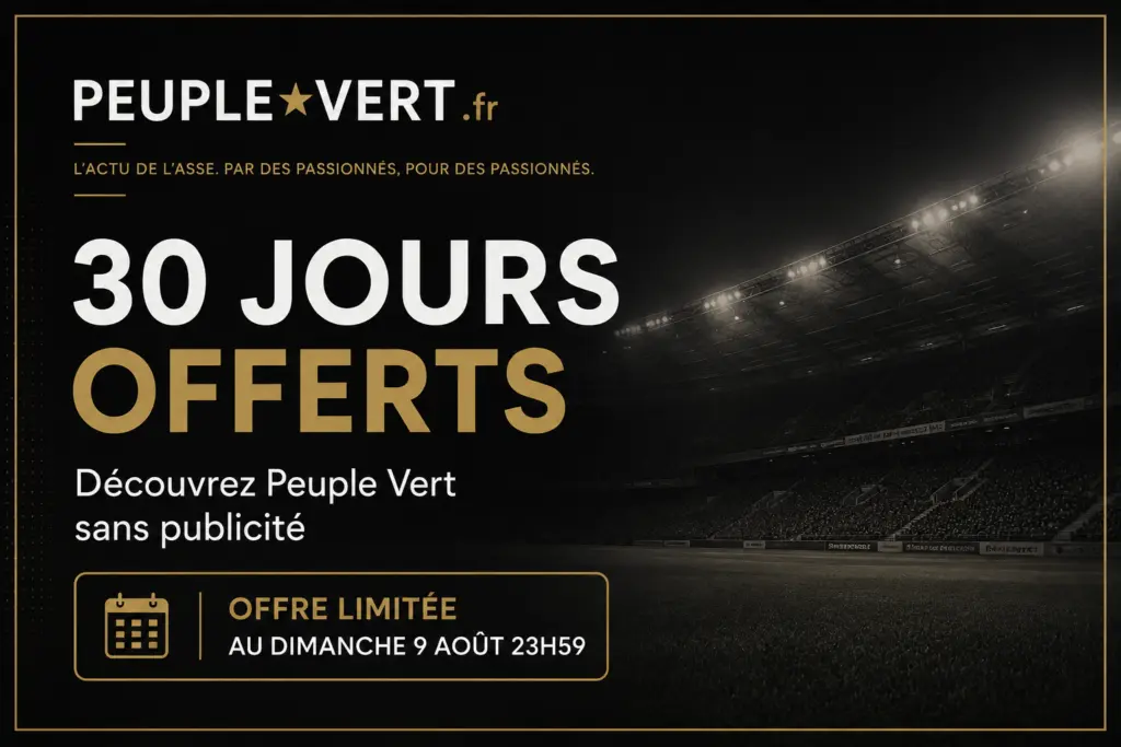 Grosse surprise pour ce week-end de reprise des Verts