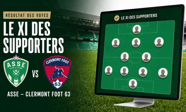 ASSE &ndash; Clermont : d&eacute;couvrez le XI type des supporters