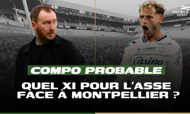 ASSE : Le onze de Cathro pour faire plier Montpellier