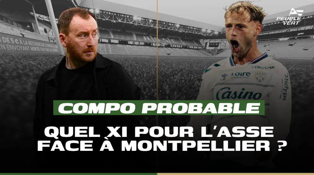 ASSE : Le onze de Cathro pour faire plier Montpellier
