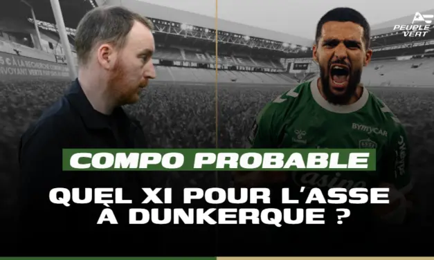 Dunkerque - ASSE : Une victime surprise dans le onze de Cathro